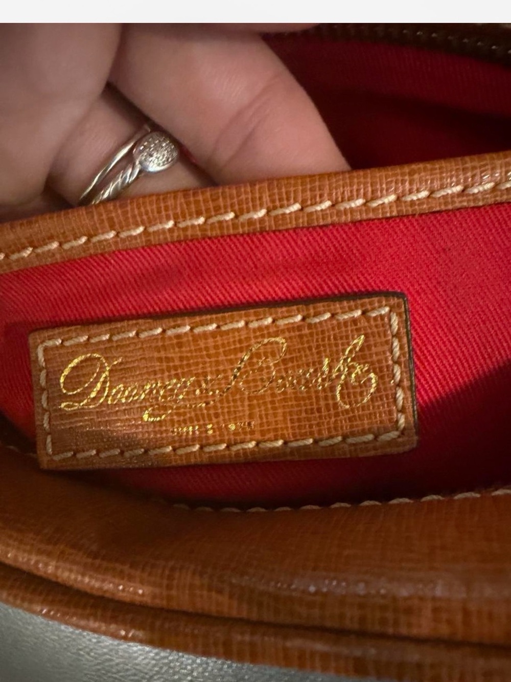 Dooney & Bourke Saffiano Leather Sawyer Crossbody bag - Picture 6 of 8